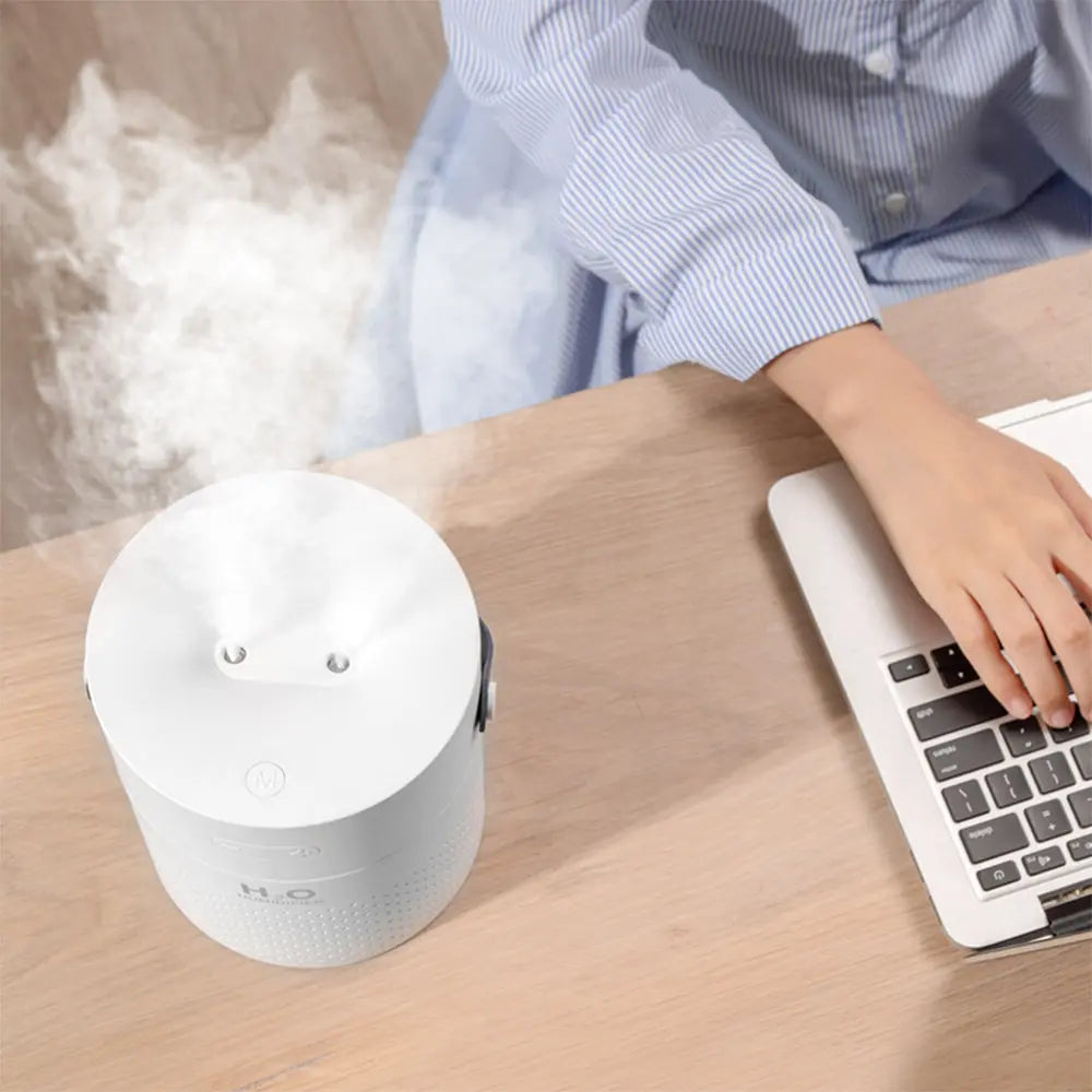 H2O, Lithium-Battery USB-Rechargeable Humidifier 1.1 Litre NutsnBolts1 Ltd
