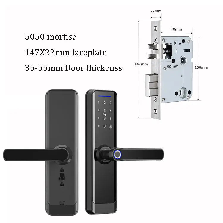 Biometric Door Lock for Home Security NutsnBolts1 Ltd