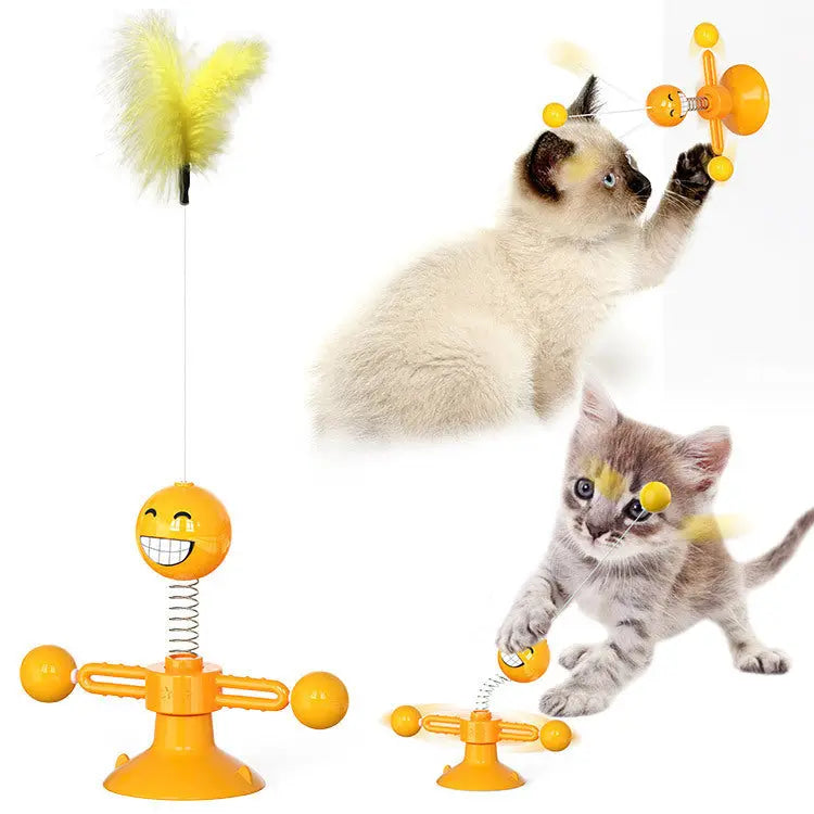 Cat Turntable/Windmill Toy NutsnBolts1 Ltd