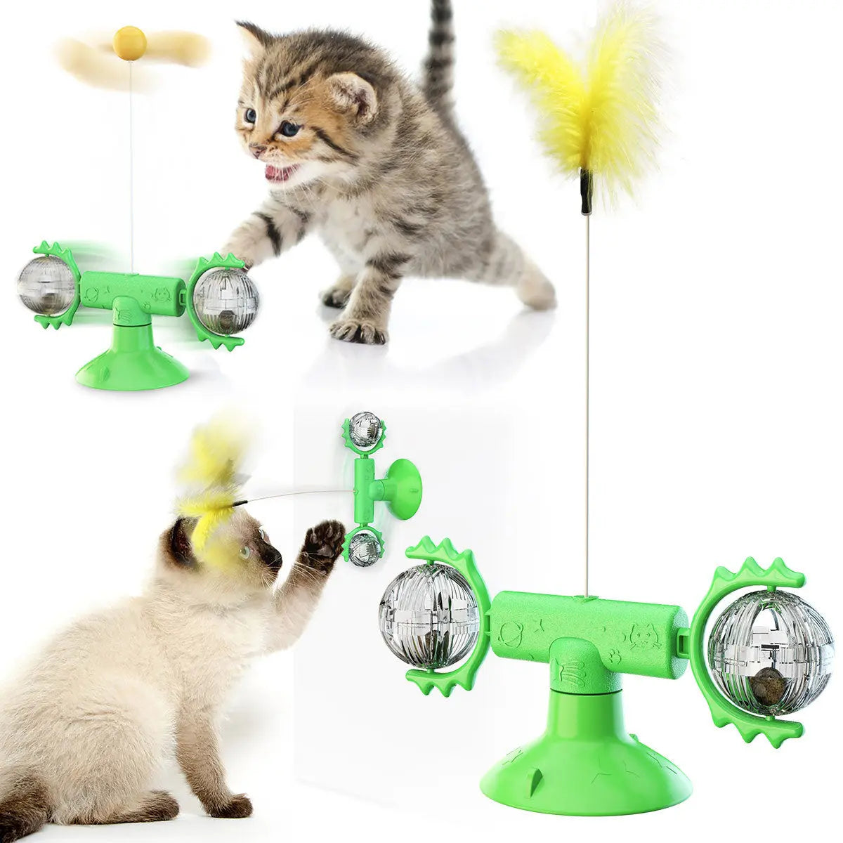Cat Turntable/Windmill Toy NutsnBolts1 Ltd