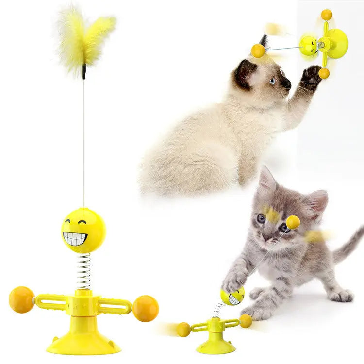 Cat Turntable/Windmill Toy NutsnBolts1 Ltd