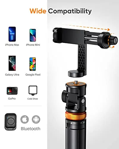 Mobile Phone Selfie Stand/Tripod with Bluetooth Remote NutsnBolts1 Ltd