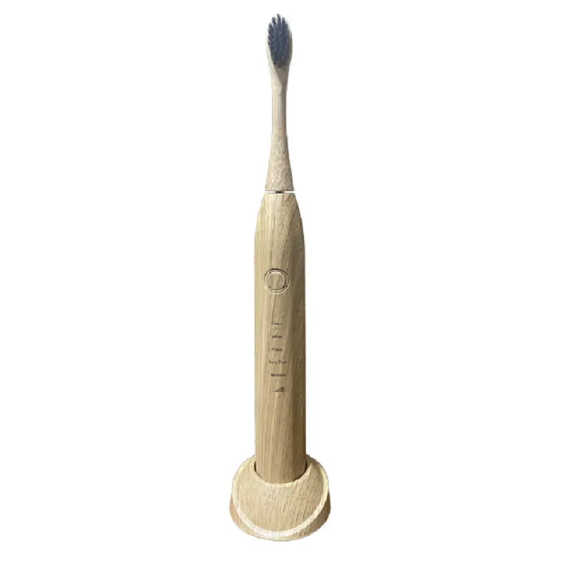 Sonic, Electric Bamboo-Effect Toothbrush (3 Brush Heads Included) NutsnBolts1 Ltd